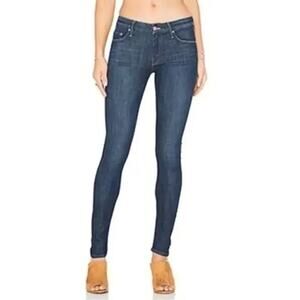 MOTHER Jeans Women’s 26 High Waisted Looker Ankle Fray Clean Sweep Wash B1165